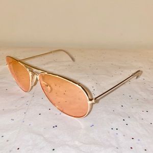 Shop Culture Pink Lens Sunglasses